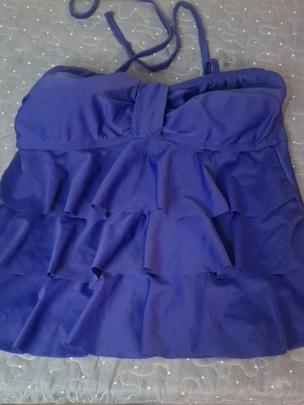 Catalina Ruffle Tiered Swim Tankini Top size XL